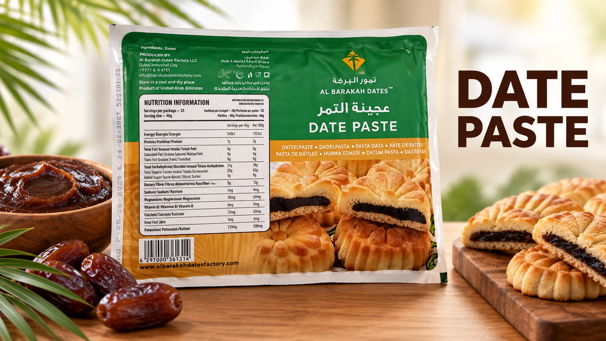 Premium Date Paste 1kg | 100% Natural | No Sugar Added |