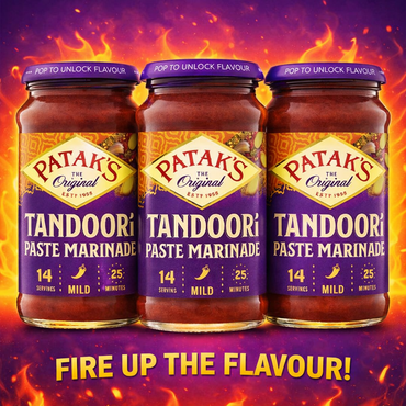 Patak’s Tandoori Paste jar authentic Indian spice marinade for tandoori chicken and grilled dishes