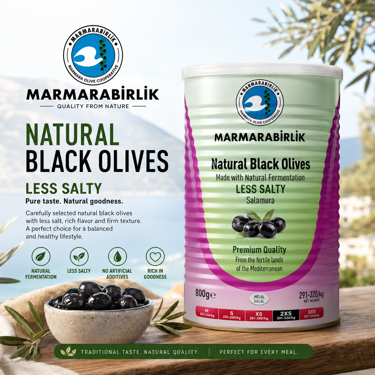 less salty olives australia