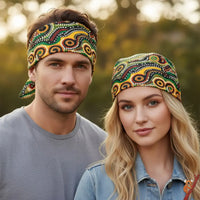 4 PCS Premium Bandana Set – 100% Cotton • Inspired by Australian Spirit - Koalinka