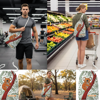 2-Pack Beach Towels with 1 large BAG+ 1 Loofah Bath