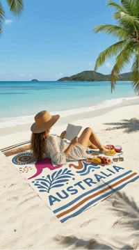 Large Beach Towel - Bath Towel %100 Cotton, Absorbent- Premium Quality - Koalinka