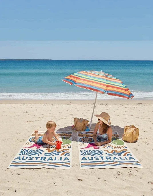 Large Beach Towel - Bath Towel %100 Cotton, Absorbent- Premium Quality - Koalinka