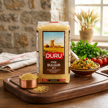 Duru Fine Bulgur 1kg Premium Fine Wheat Bulgur