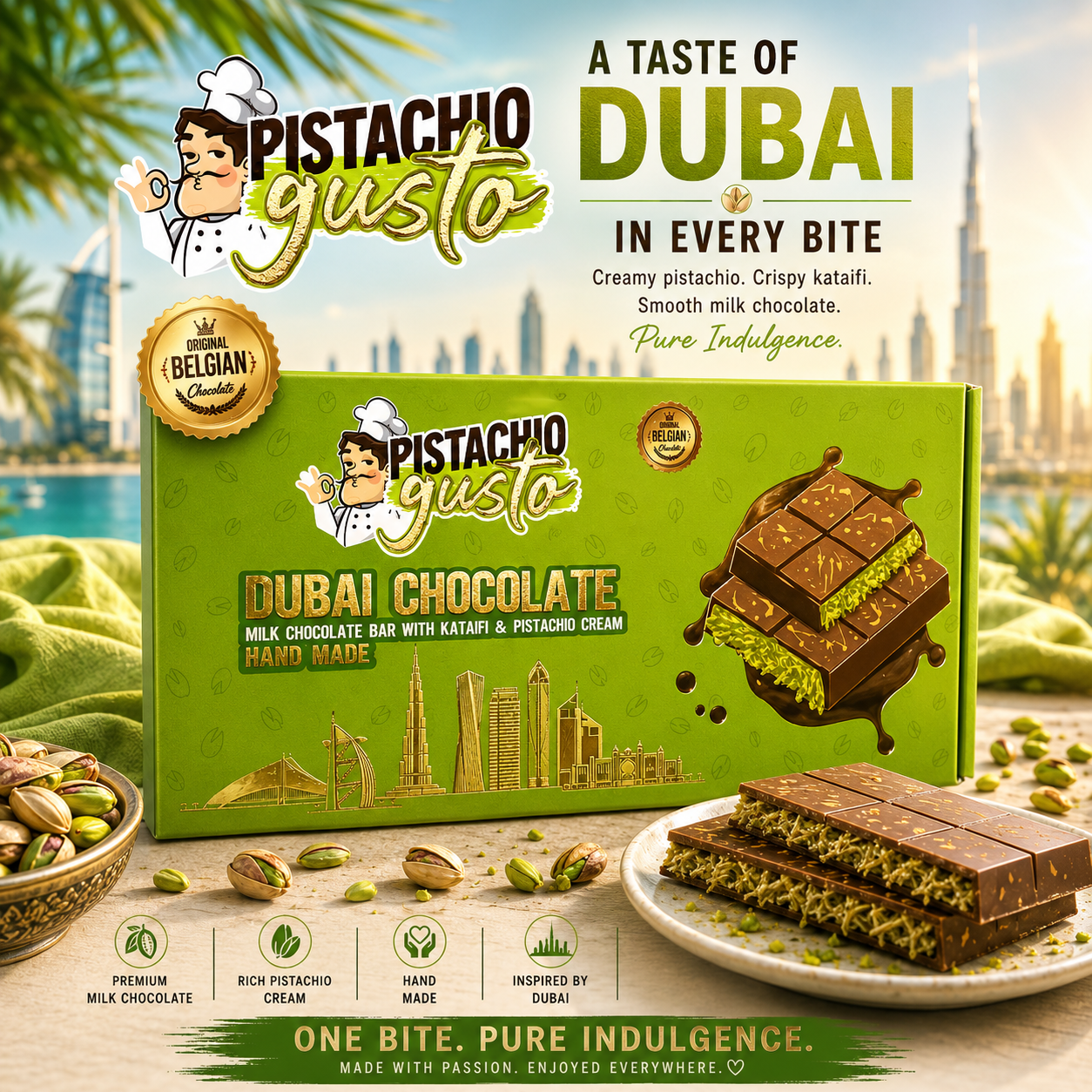 dubai chocolate pistachio shop