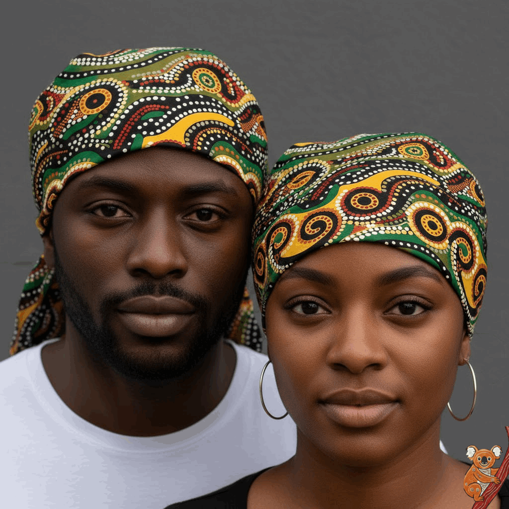 hair scarf for woman yellow bandana