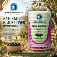 less salty olives