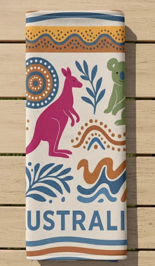 Large Beach Towel - Bath Towel %100 Cotton, Absorbent- Premium Quality - Koalinka