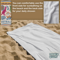 2-Pack Beach Towels with 1 large BAG+ 1 Loofah Bath