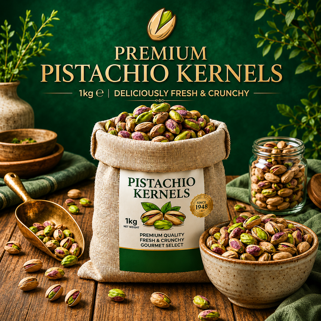 Pistachio Kernels 1 KG - $9.90 - $47.90
