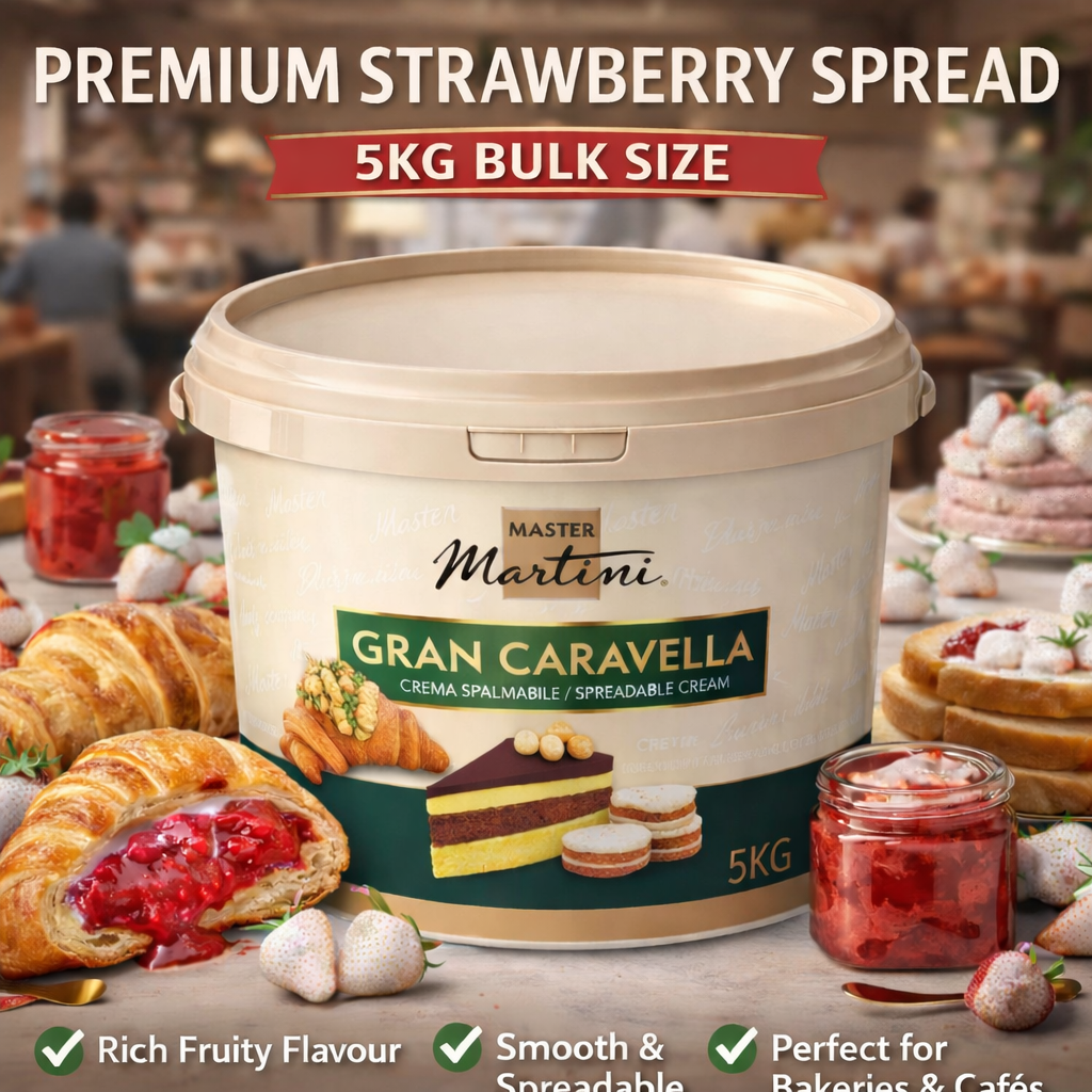 Master Martini Gran Caravella strawberry spread container 
strawberry spread like nutella
strawberry spread costco