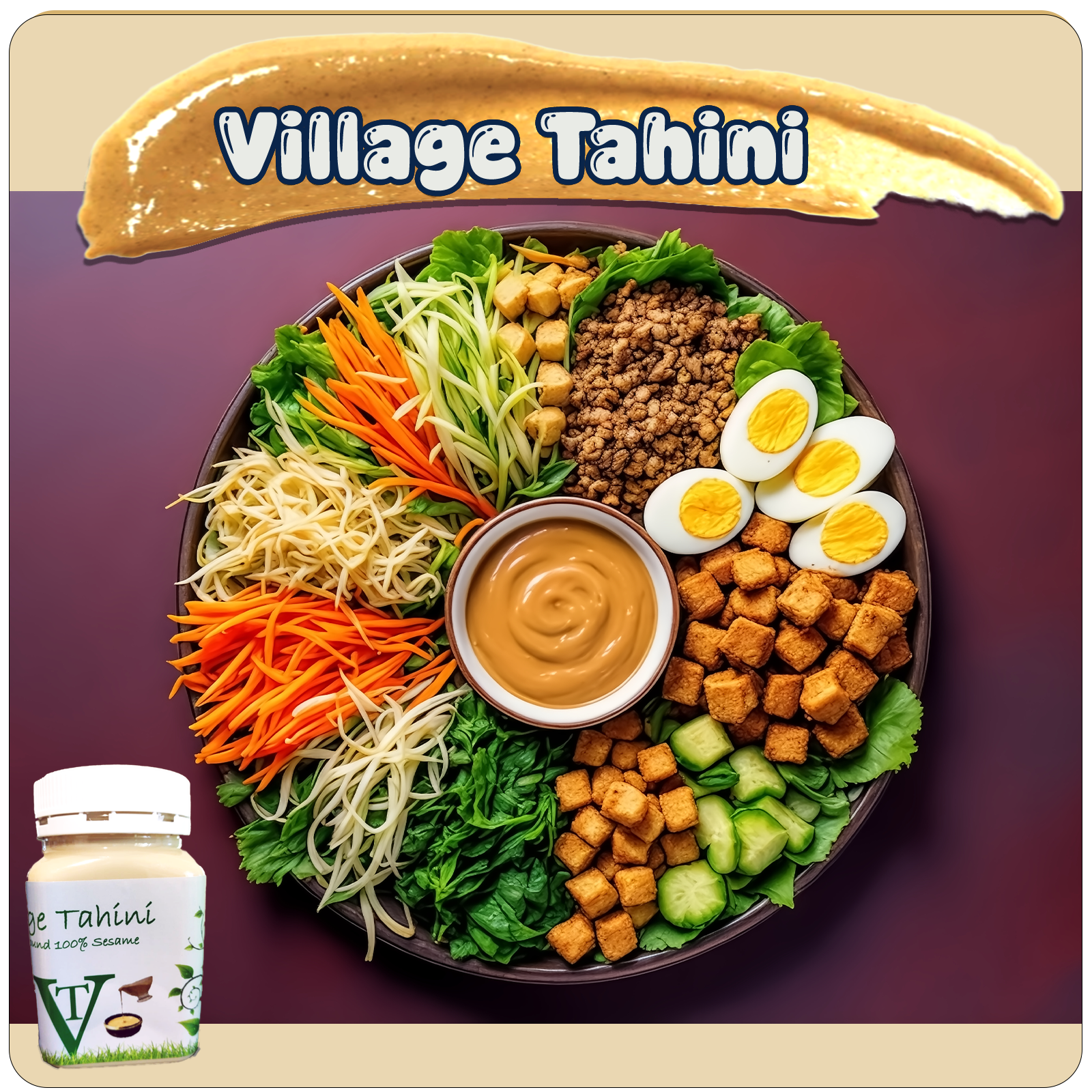  Tahini salad dressing