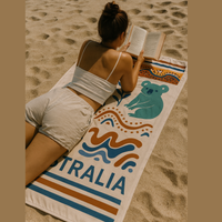 2-Pack Beach Towels with 1 large BAG+ 1 Loofah Bath